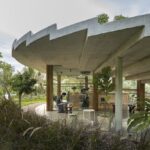 café contemporáneo, oasis circular, Pomelo Amphawa Café, looklen architects | looklen architects4