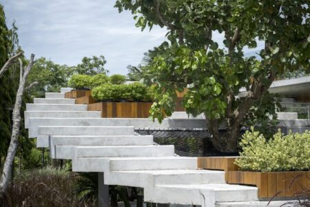 café contemporáneo, oasis circular, Pomelo Amphawa Café, looklen architects | looklen architects9