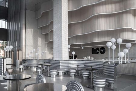 Masquespacio. el templo del café. futurista. Al-khobar | mo al khobar masquespacio design