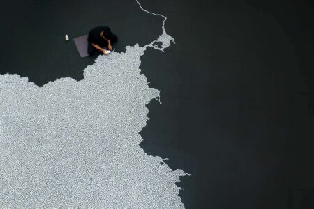 Motoi Yamamoto. Pintar con sal | motoi_yamamoto roomdiseno6