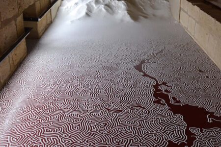 Motoi Yamamoto. Pintar con sal | motoi_yamamoto roomdiseno9