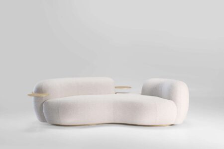 Tateyama sofa. Secolo Studio. Collectible Design Fair. Art Design | movimento club secolo tateyama sofa