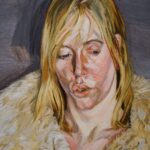 Muchacha con abrigo de piel. Lucian Freud. Museo Thyssen-Bornemisza | muchacha con abrigo de piel
