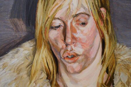 Muchacha con abrigo de piel. Lucian Freud. Museo Thyssen-Bornemisza | muchacha con abrigo de piel