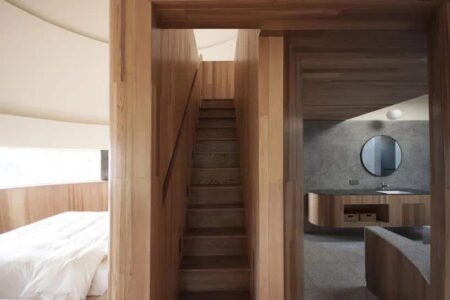 Cabaña en el bosque. forma cónica. ZJJZ Atelier | mushroom10
