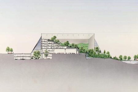 Mycal Cultural and Athletic Center. Shin-Sanda, Japón. Emilio Ambasz. Arquitectura verde. Arquitectura sostenible | mycal emilio_ambasz roomdiseno8