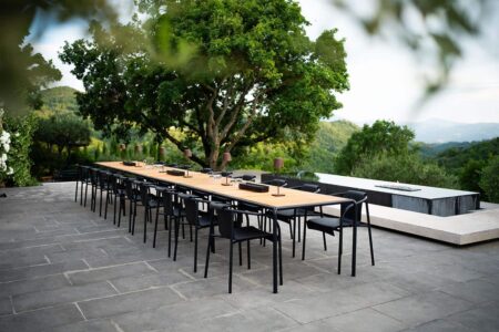Nami Collection. Houe. TERRASZA BCN 2023 | nami_dining armrest black_avanti infinity_houe_c161_2_low
