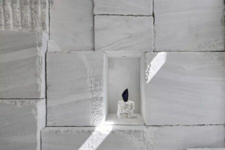 Nikos Sculpture. Saint of Athens