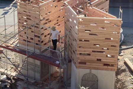 Unterholz/Oberholz. Christoph Hesse Architects | open mind places_unterholz_working 3_photo by christoph hesse architects