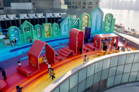 Over The Rainbow. Paisajismo urbano en la azotea de un edificio. 100Architects | over_the_rainbow 100architects roomdiseno16