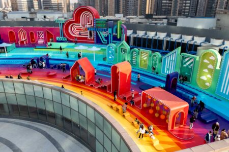 Over The Rainbow. Paisajismo urbano en la azotea de un edificio. 100Architects | over_the_rainbow 100architects roomdiseno17