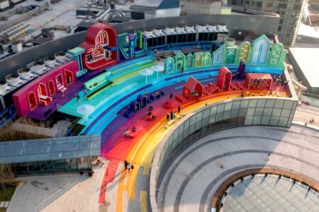 Over The Rainbow. Paisajismo urbano en la azotea de un edificio. 100Architects | over_the_rainbow 100architects roomdiseno18