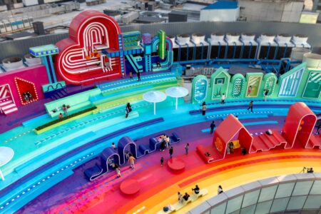 Over The Rainbow. Paisajismo urbano en la azotea de un edificio. 100Architects | over_the_rainbow 100architects roomdiseno19