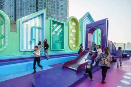 Over The Rainbow. Paisajismo urbano en la azotea de un edificio. 100Architects | over_the_rainbow 100architects roomdiseno2