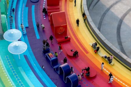 Over The Rainbow. Paisajismo urbano en la azotea de un edificio. 100Architects | over_the_rainbow 100architects roomdiseno22