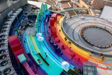 Over The Rainbow. Paisajismo urbano en la azotea de un edificio. 100Architects | over_the_rainbow 100architects roomdiseno24