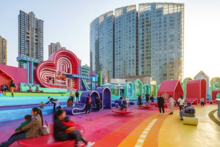 Over The Rainbow. Paisajismo urbano en la azotea de un edificio. 100Architects | over_the_rainbow 100architects roomdiseno4