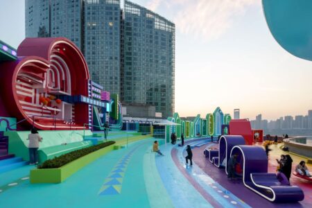 Over The Rainbow. Paisajismo urbano en la azotea de un edificio. 100Architects | over_the_rainbow 100architects roomdiseno9
