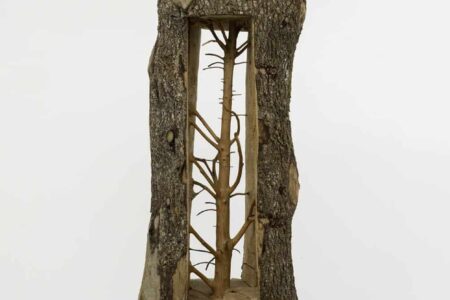 Albero porta. Giuseppe Penone. Gagosian Los Angeles 2014. © Josh White. Arte y naturaleza | albero porta cedro_2012_cod1431 allestimento gagosian los angeles 2014