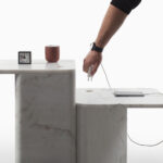 Power Sidetables. Julien Renault. Van Den Weghe. Brussels Design September. Diseño belga | power_siddetables van den weghe