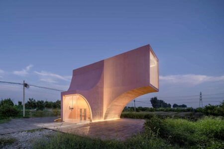 Peach Hut. Atelier Xi. Proyectos de microarquitectura y land art | peach_hut atelier_xi roomdiseno zhang_chao 2