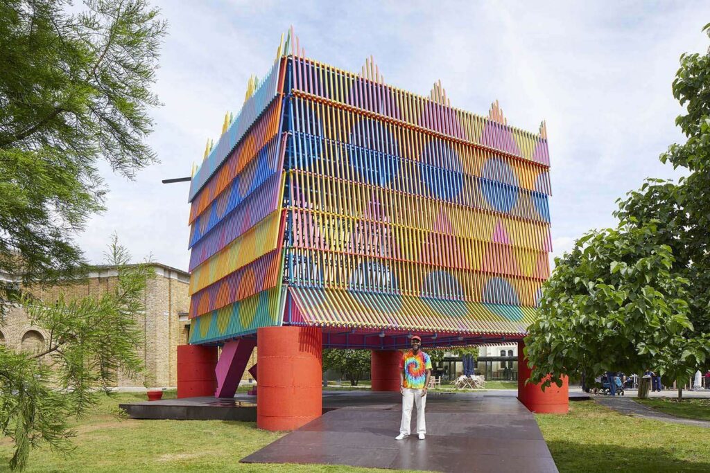 Colour Palace. Yinka Ilori. Espacios de color