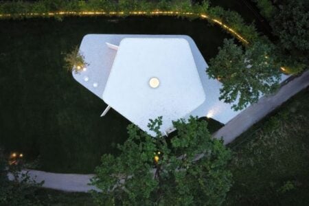 casa prefabricada, Pinwheel, geometría formal | pinwheel house