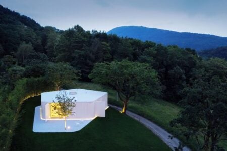 casa prefabricada, Pinwheel, geometría formal | pinwheel house12
