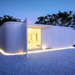 casa prefabricada, Pinwheel, geometría formal | pinwheel house5