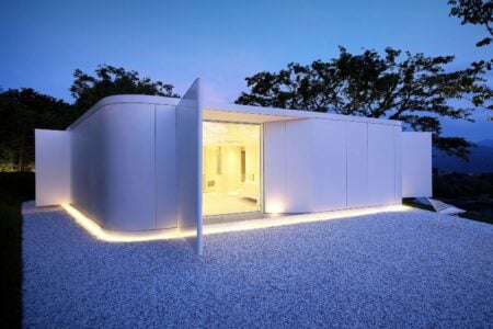 casa prefabricada, Pinwheel, geometría formal | pinwheel house5