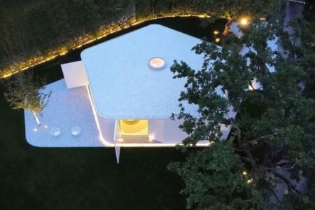 casa prefabricada, Pinwheel, geometría formal | pinwheel house7