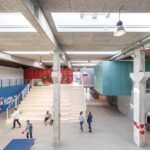 Roskilde Festival Folk High School. Cobe Architects. Arquitectura danesa | roskilde festival folk high school_04_credit rasmus hjortshoj coast