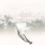 collage, obra gráfica, lacabezaenlasnubes | sky diver