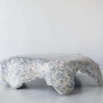 Shagreen Blue Coffee Table. Elissa Lacoste. Side Gallery | shagreen_blue_coffee_table_3low