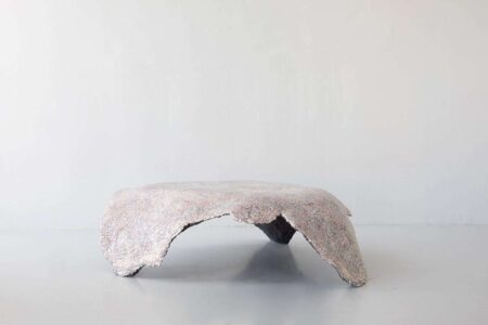 Shagreen Pink Coffee Table. Elissa Lacoste. Side Gallery | shagreen_pink_coffee_table_1low