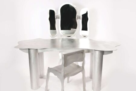 mueble de metal. mobiliario clásico. Six Dots | six dots5