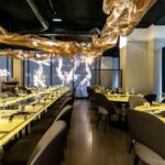 Soon Grill Restaurant. AEV Architectures Diseño de restaurante inspirado en la danza | soon_grill porcelanoa roomdiseno4