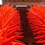 Cones. SpY. Lichtfestival Ghent. Gante, Bélgica