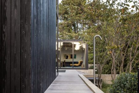 Hamptons, casa de verano, Shou sugi ban, estilo japonés | starling architecture 15