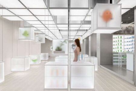 cajas móviles. Super Seed. tienda futurista. FOG Architecture | super seed8
