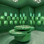 Swarovski Flagship Store. Diseño geométrico | swarovski_shanghai_flagship roomdiseno3