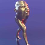 Big Head Guy. Tribe Golden Circle. 3D Modeling. Smack. Colección SOLO | tribe golden circle characters 3_big head guy_gold_low