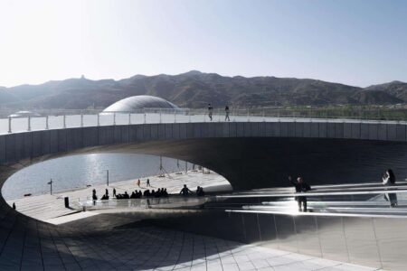 Diseño paramétrico. Delugan Meissl Associated Architects. Diseño de invernadero. jardín botánico | taiyuan botanical garden