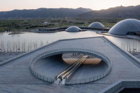 Diseño paramétrico. Delugan Meissl Associated Architects. Diseño de invernadero. jardín botánico | taiyuan botanical garden1