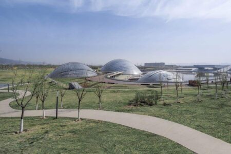 Diseño paramétrico. Delugan Meissl Associated Architects. Diseño de invernadero. jardín botánico | taiyuan botanical garden7
