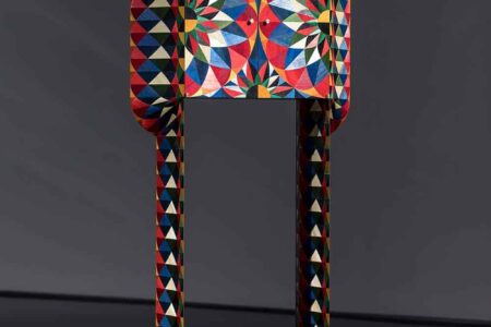 Adam & Arthur. Adam Goodrum y Arthur Seigneur. marquetería artística | talleo tallboy_front_installation_view