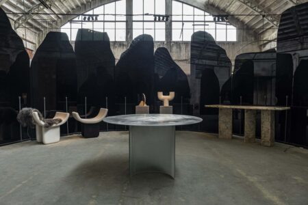 Temenos Installation. Studiopepe. Galerie Philia. Baranzate Ateliers. Milan Design Week 2022. Fuorisalone | temenos_installation view_galerie philia_photo credit maison mouton noir_courtesy of galerie philia 11