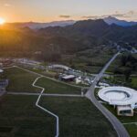 museo de arte contemporáneo. arquitectura circular. Syn Architects | tiangang village