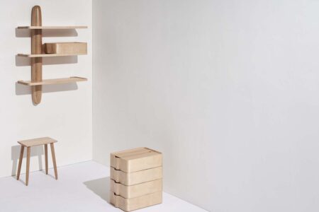 Toteemi. Josh Krute. Discovered. Diseño emergente con madera. AHEC | toteemi by josh krute_hard maple_credit jason yates_10