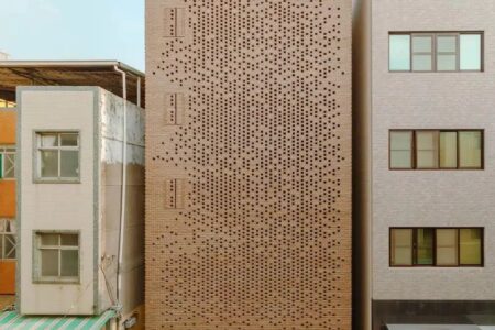 Celosía de ladrillo, Kaohsiung, Paperfarm | veil house4